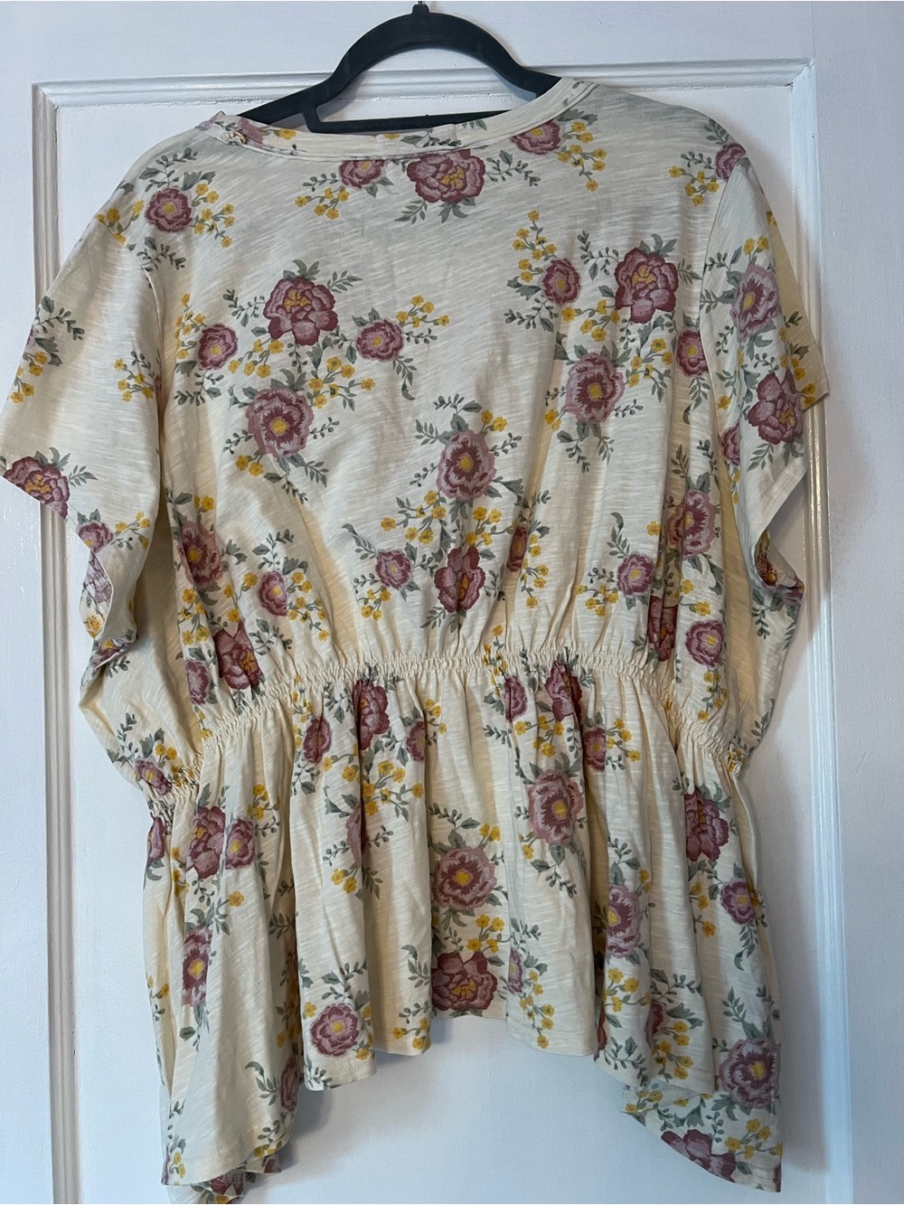 Torrid Festi Smocked Floral Tee NWT - Picture 7 of 10
